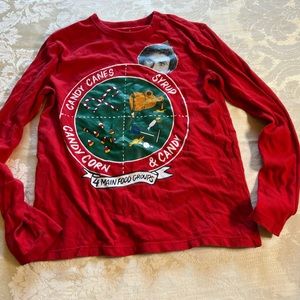 Boys Gap Elf Christmas Cotton Long Sleeve Tee